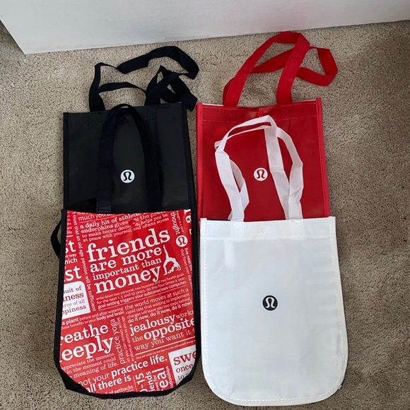 lululemon athletica Bags New Lot Of 4 Lululemon Small Reusable Tote